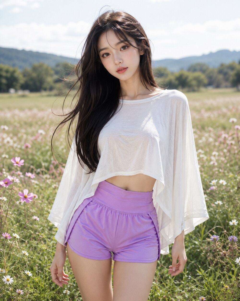 Zenana High-Waisted Zippered Back Pocket Active Shorts sm